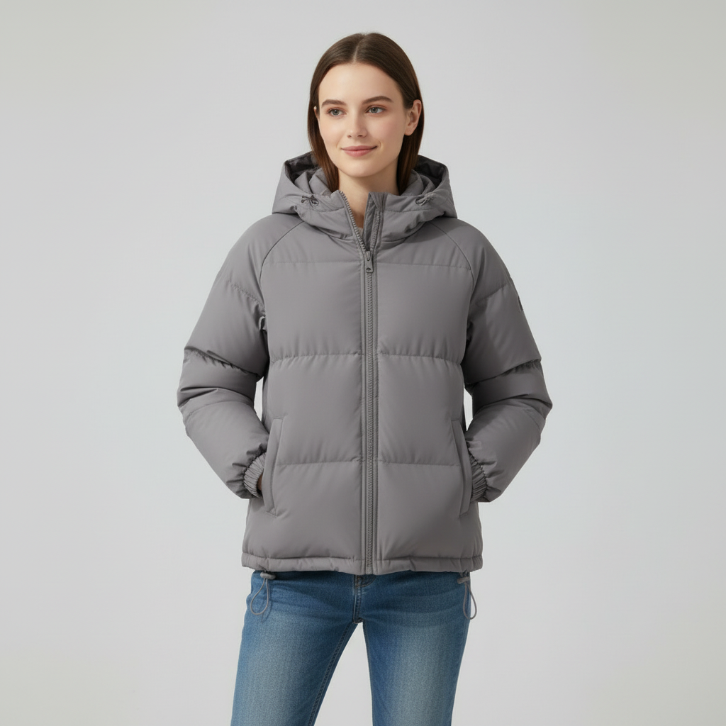 Mariette Damen Winterjacke mit Kapuze