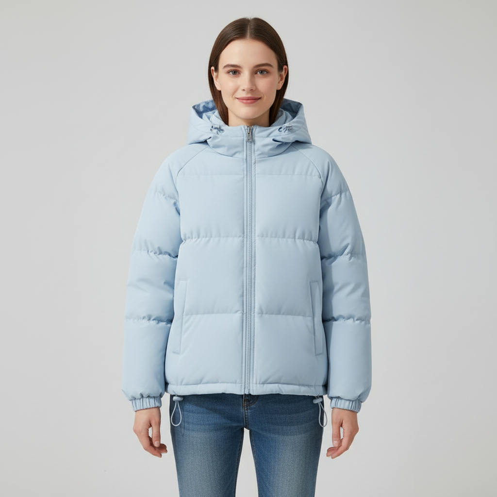 Mariette Damen Winterjacke mit Kapuze