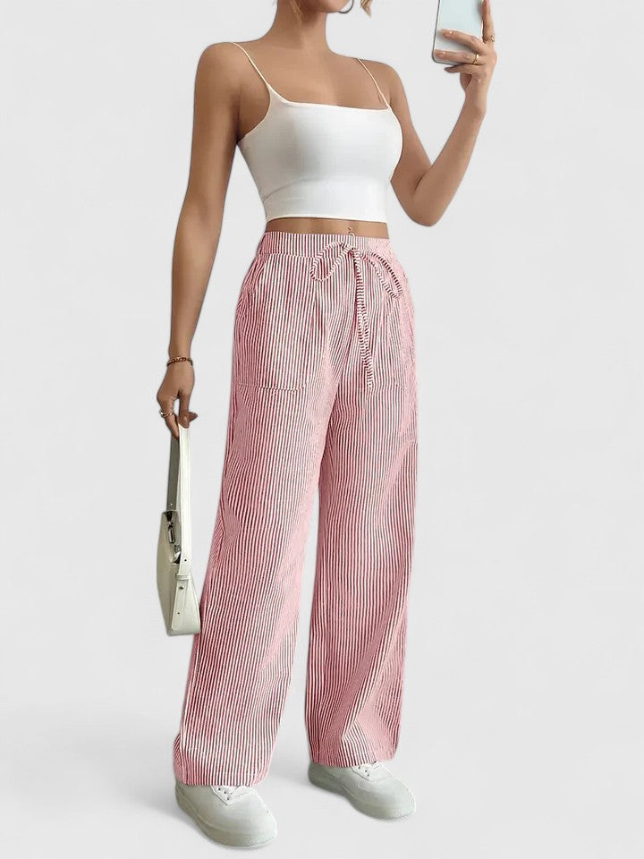 Birgit – Bequeme Weite Hose mit Eleganten Details
