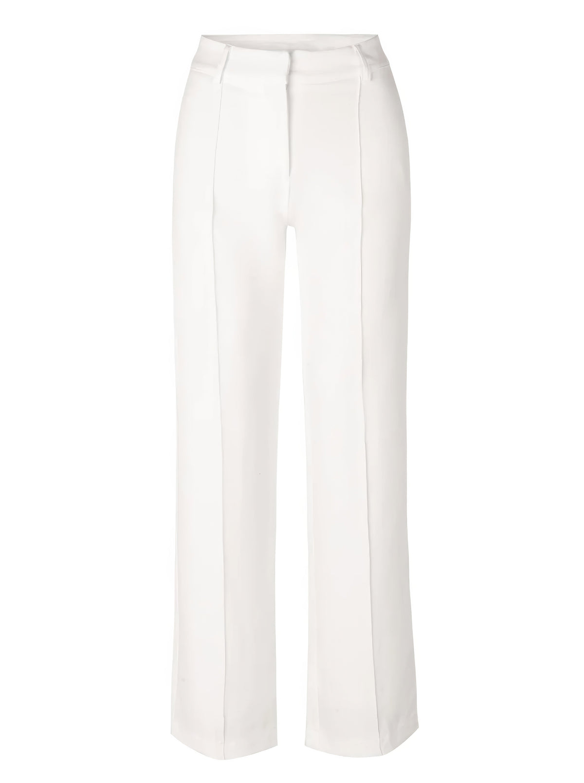 Damen High Waist Hose mit geradem Bein