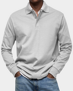 Herren Langarm Poloshirt klassisch und bequem