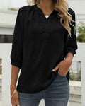 Elegante Midarm Bluse