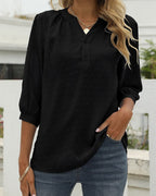Elegante Midarm Bluse