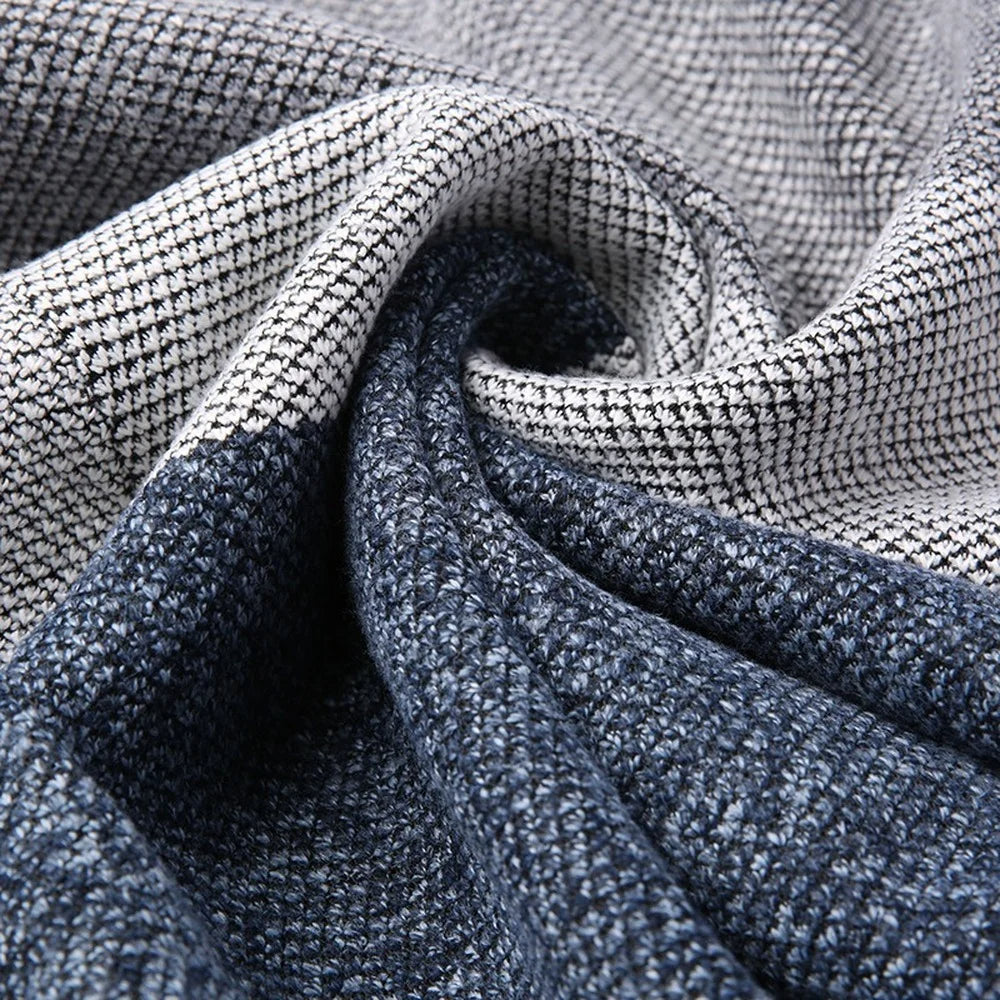 Herren Strickjacke mit Farbblock