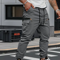 Herren Cargo Jogginghose mit Gummizug und Taschen