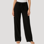 Damen Leinenhose mit Kordelbund