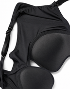 Damen BH Push Up mit transparenten Trägern