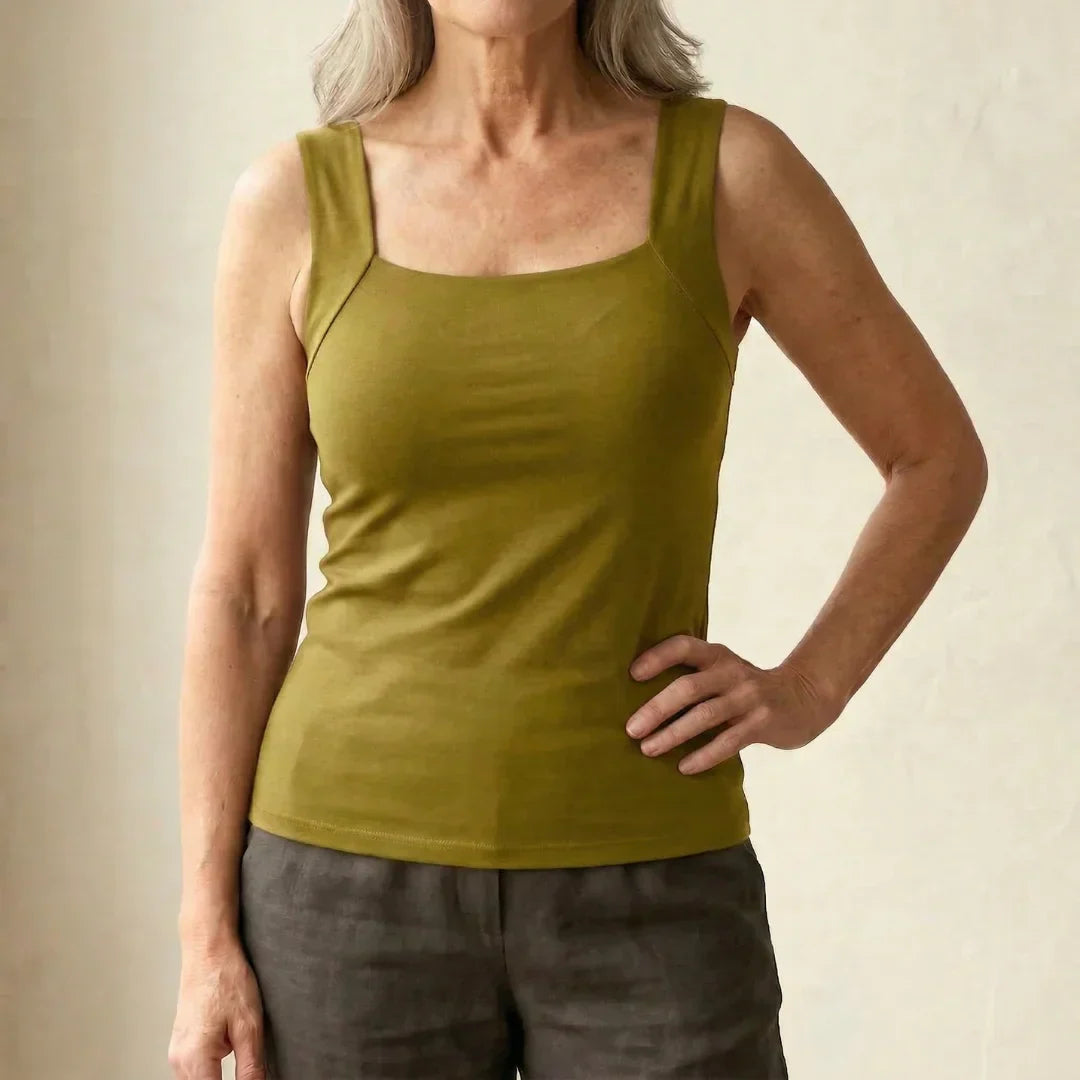 Damen Tanktop mit eingebautem BH