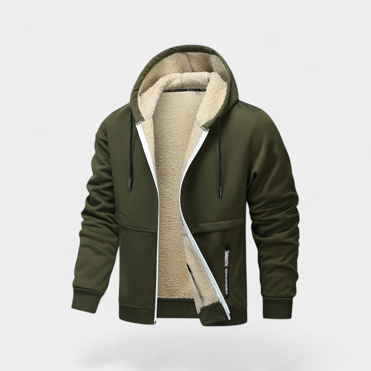Herren Kapuzenjacke mit Reissverschluss