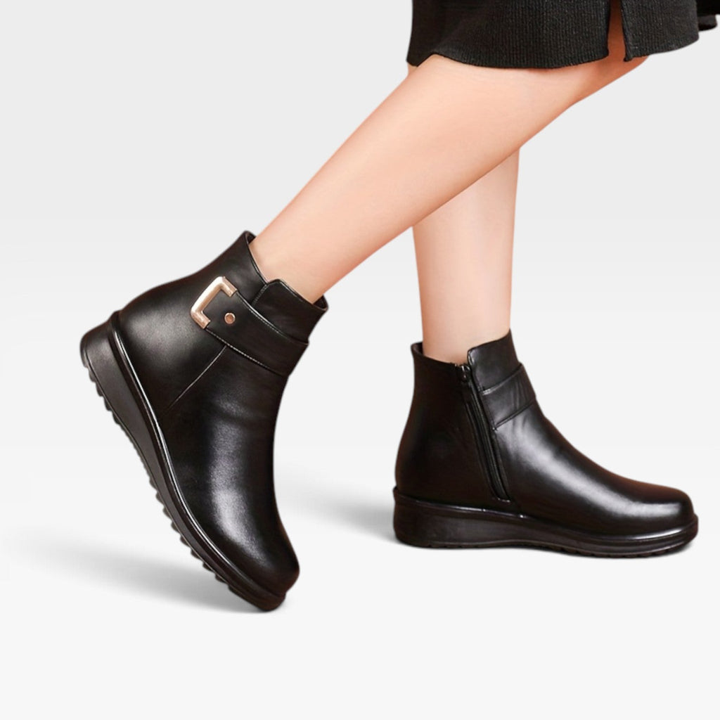 Damen Stiefeletten mit Keilabsatz