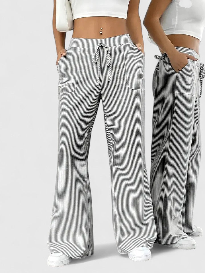 Birgit – Bequeme Weite Hose mit Eleganten Details