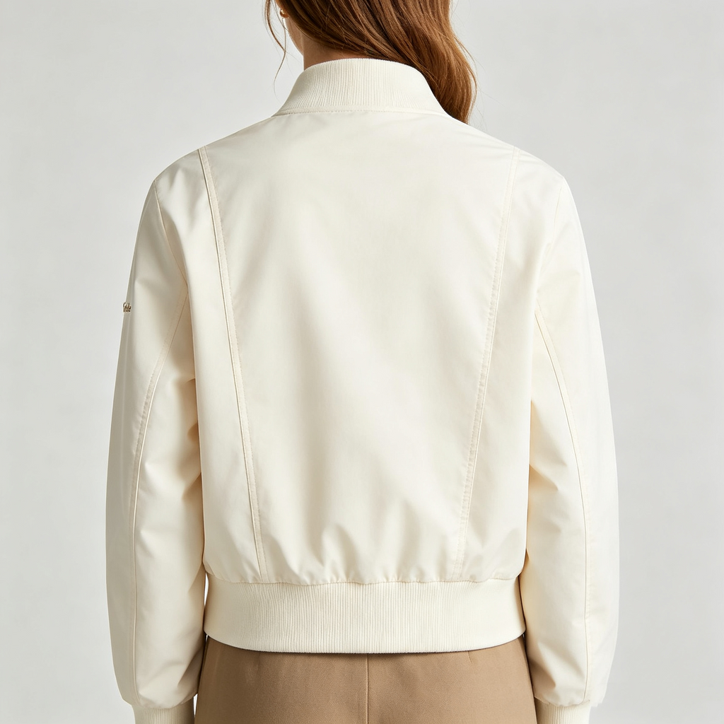 Damen Strickjacke mit Reißverschluss Kombistoff