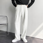 Herren Bundfaltenhose mit geradem Bein