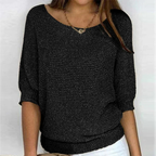 Damen Strickpullover mit lockerem Schnitt