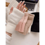 Damen fingerlose Handschuhe warm für den Winter