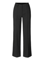 Damen High Waist Hose mit geradem Bein