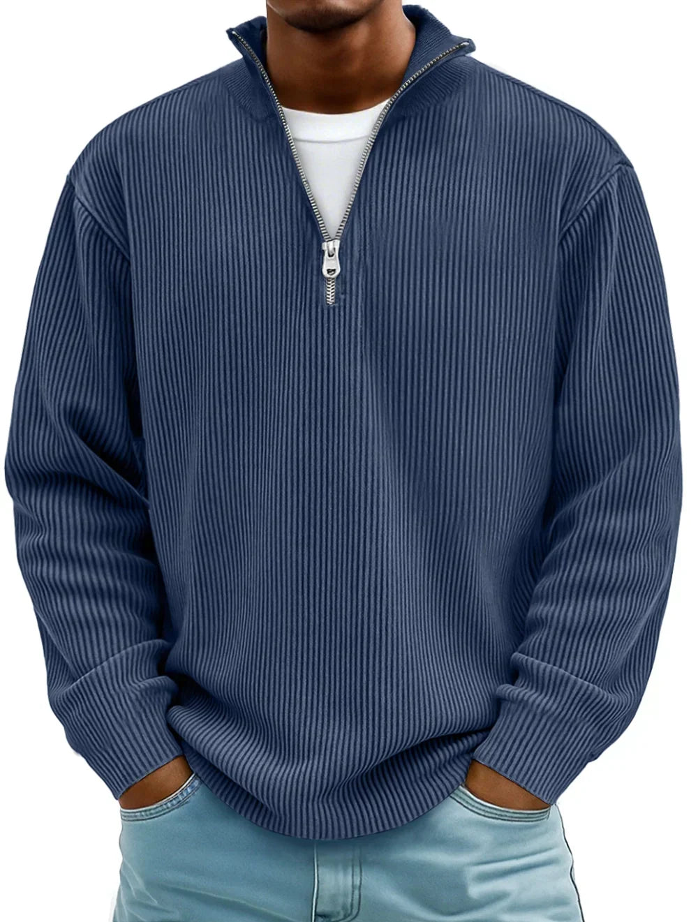 Herren warmer Pullover bequem und formstabil