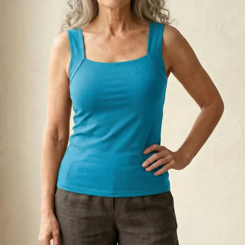 Damen Tanktop mit eingebautem BH