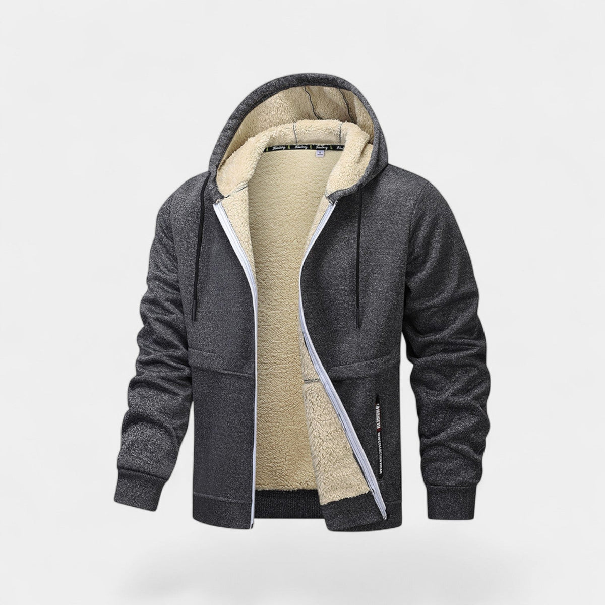 Herren Kapuzenjacke mit Reissverschluss