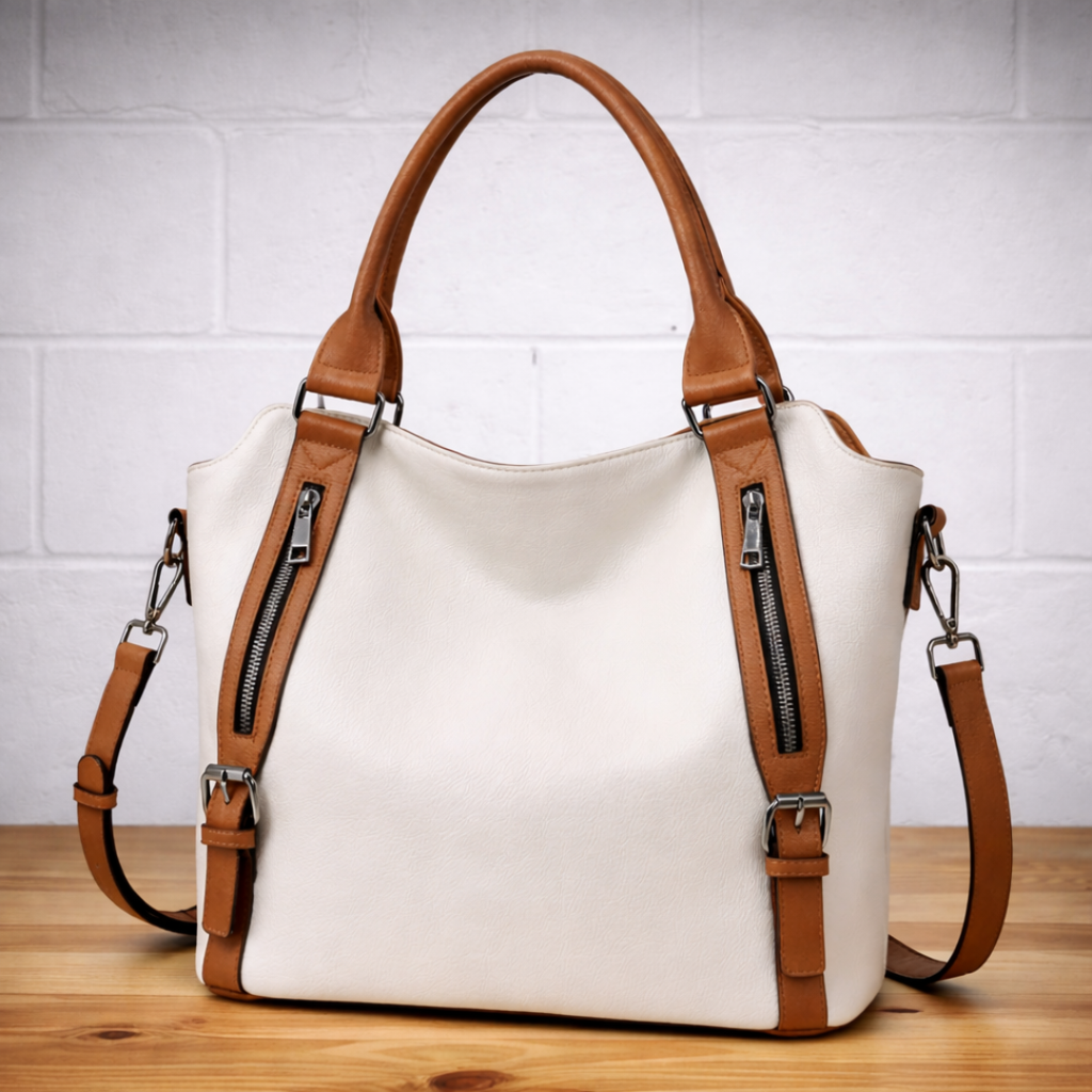 Damen Alltag Handtasche aus Kunstleder