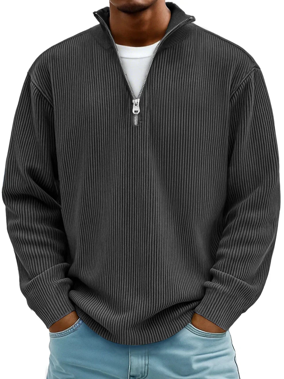 Herren warmer Pullover bequem und formstabil
