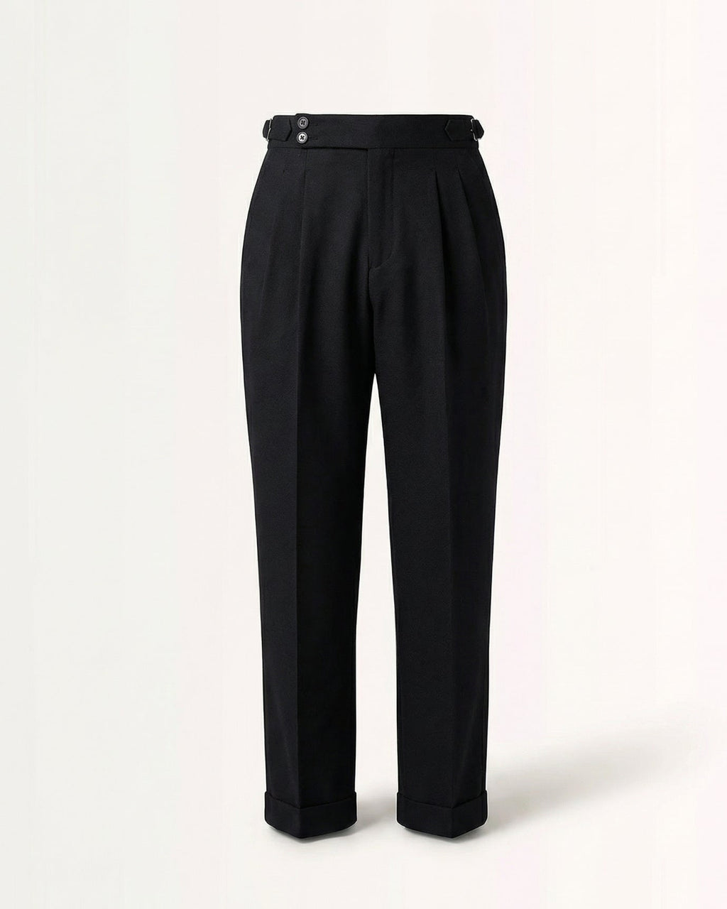 Herren Bundfaltenhose mit Seitenversteller