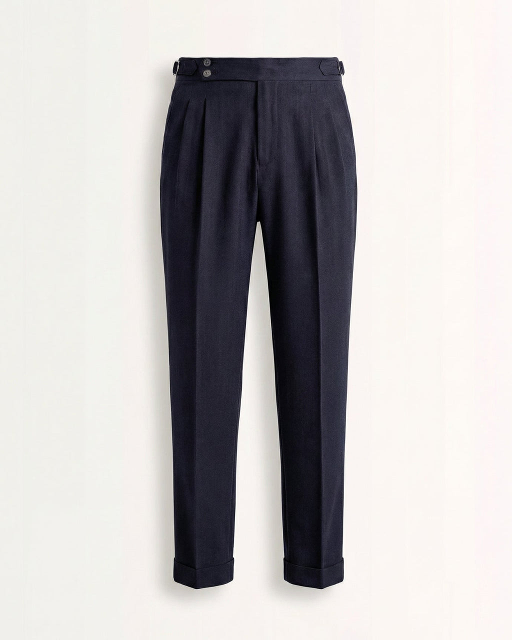 Herren Bundfaltenhose mit Seitenversteller