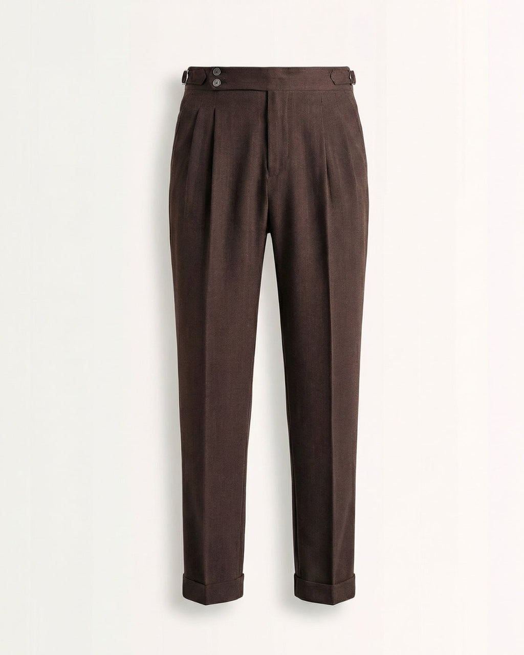 Herren Bundfaltenhose mit Seitenversteller