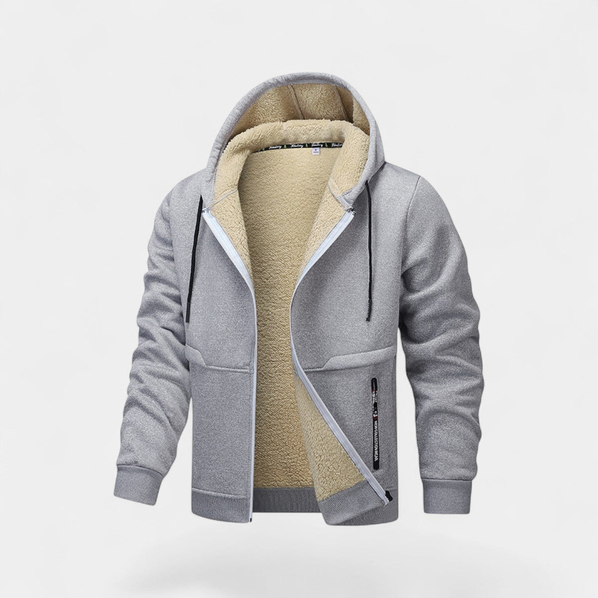 Herren Kapuzenjacke mit Reissverschluss