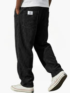 Herren Cordhose gerade geschnitten bequem und locker