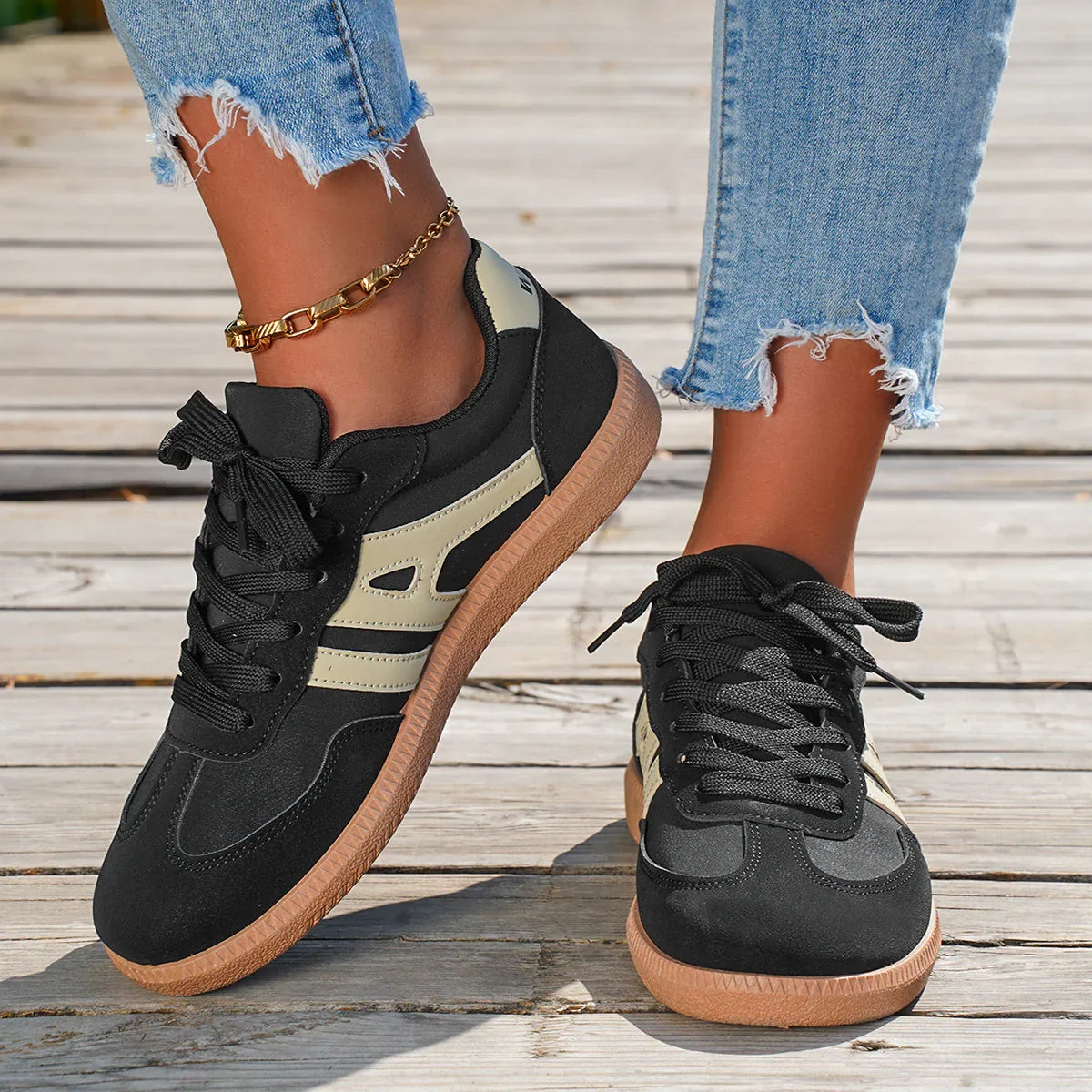 Damen Sneaker mit Schnürung