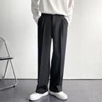 Herren Bundfaltenhose mit geradem Bein