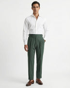 Herren Bundfaltenhose mit Seitenversteller