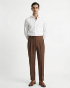Herren Bundfaltenhose mit Seitenversteller