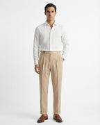 Herren Bundfaltenhose mit Seitenversteller