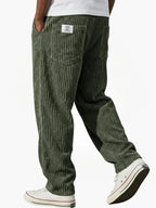 Herren Cordhose gerade geschnitten bequem und locker