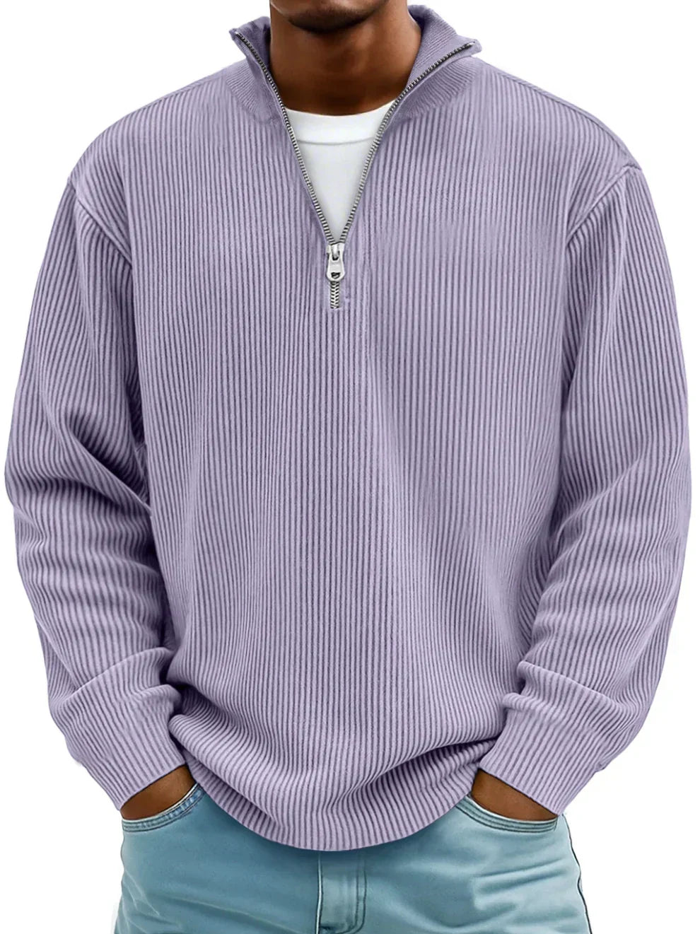 Herren warmer Pullover bequem und formstabil