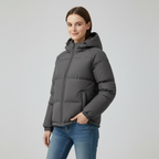 Mariette Damen Winterjacke mit Kapuze