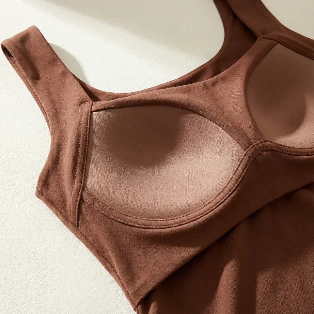Damen Tanktop mit eingebautem BH