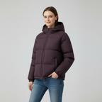 Mariette Damen Winterjacke mit Kapuze
