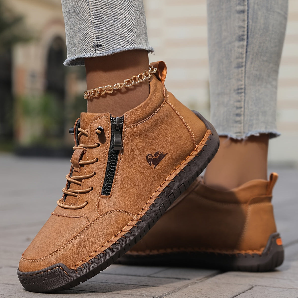 Damen Sneaker mit gepolsterter Sohle