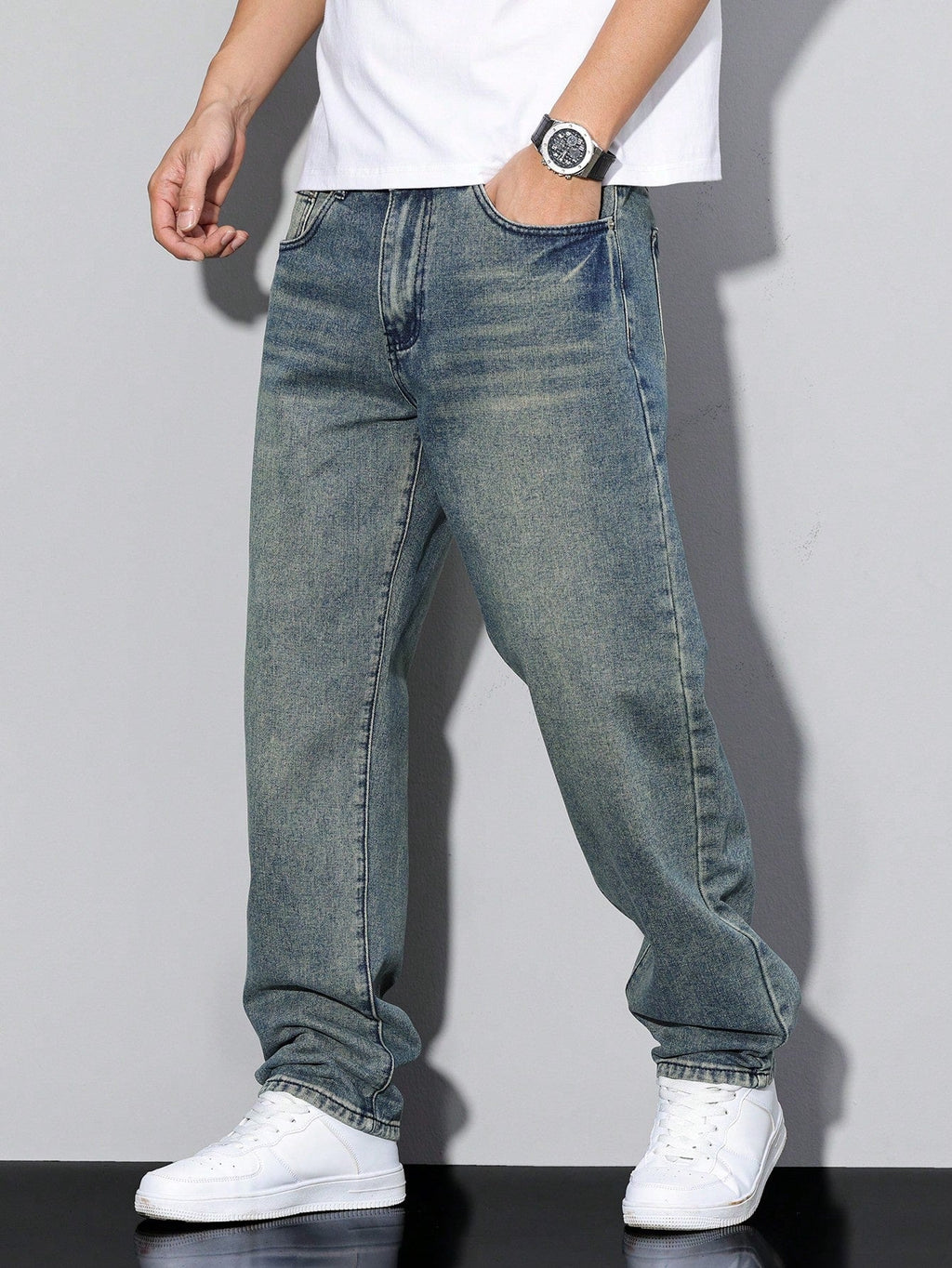 Herren Baggy Jeans mit loser Passform