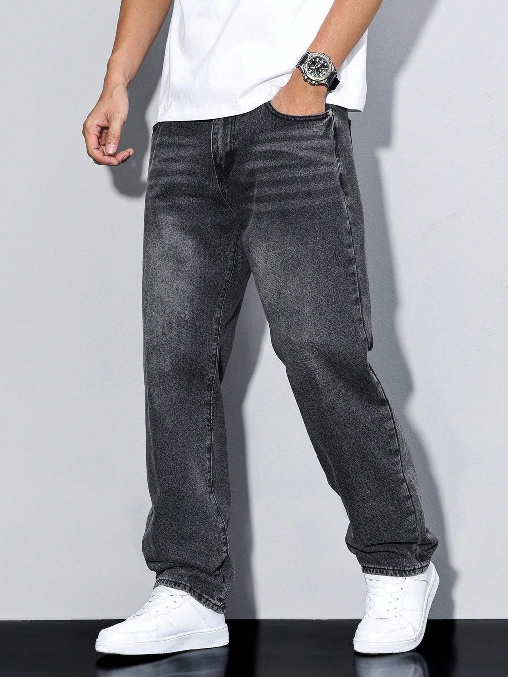 Herren Baggy Jeans mit loser Passform