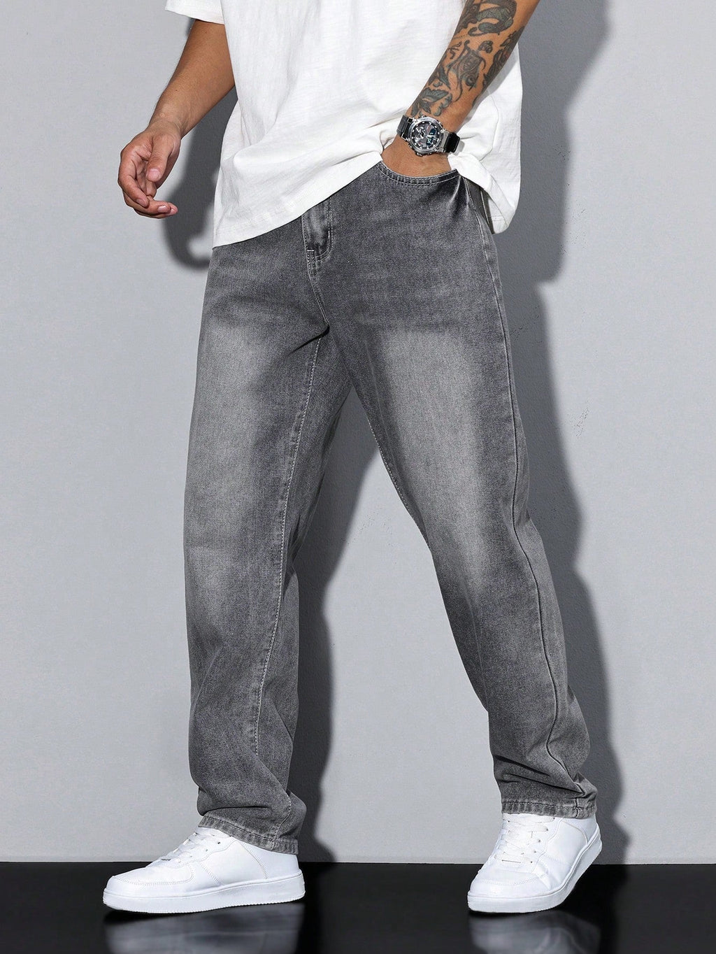 Herren Baggy Jeans mit loser Passform