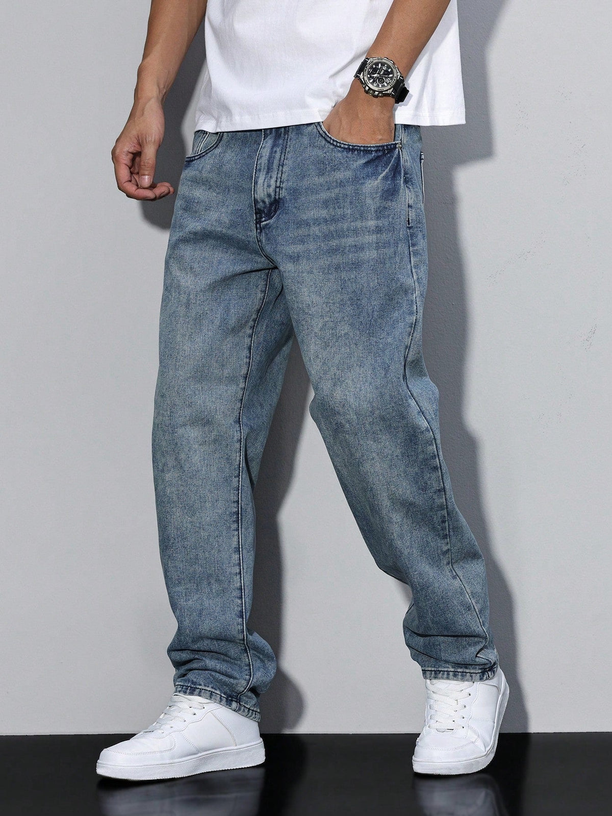 Herren Baggy Jeans mit loser Passform