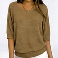 Damen Strickpullover mit lockerem Schnitt
