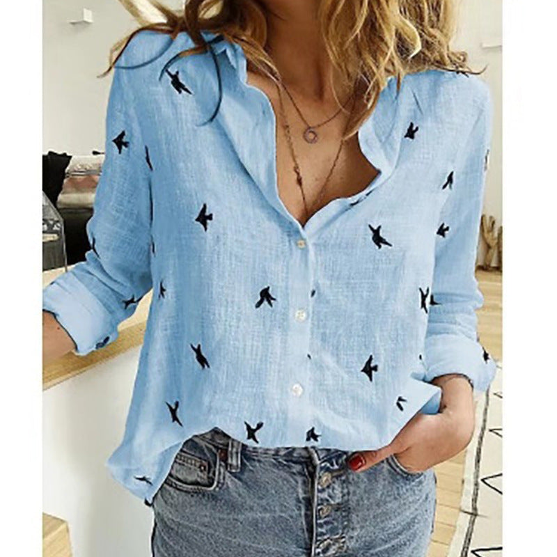 Damen lässige Sommerbluse