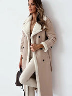 Damen langer Wintermantel