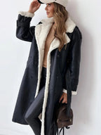 Damen langer Wintermantel