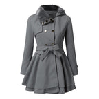 Damen Trenchcoat im Vintage Stil für den Übergang
